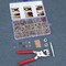 200 Sets Metal Snaps Buttons with Fastener Pliers Press Tool Kit Perfect for DIY Crafts Clothes Hats and Sewing (10 Colors,9.5mm)